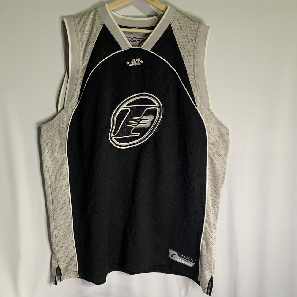 Allen Iverson I3 'The Answer' Philadelphia Sixers Gray AUTHENTIC ED Jersey; XL